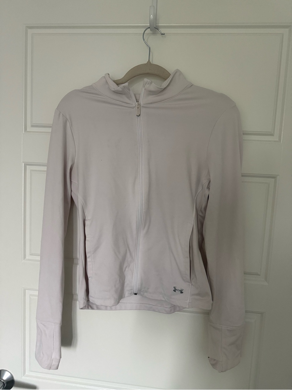 Under Armour Pale Pink Full-Zip Performance Hoodie